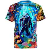 Reef Explorer Unisex Tee - Subtle Blue M